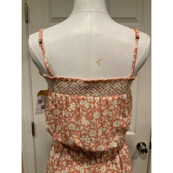 Faherty Renata Jumpsuit Coral Nusa Floral Pink Size S NWT! $178 Removable Straps - Picture 8 of 11